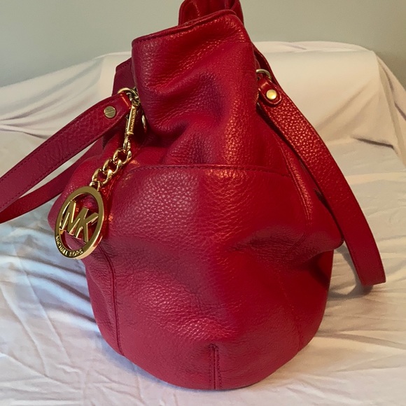 MICHAEL KORS Gold Chain Pink Tote/Shoulder bag - Picture 6 of 10